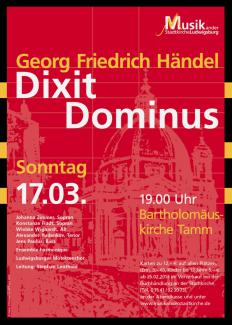 Georg Friedrich Händel: Dixit Dominus