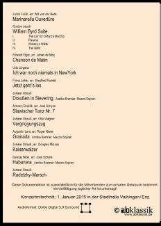 Neujahrskonzert 2015 MV Vaihingen