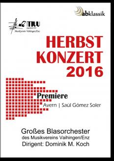 Herbstkonzert 2016,  Großes Blasorchester des MV Vaihingen/Enz